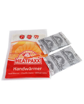 How does the heat pack in the paragliding glove work?