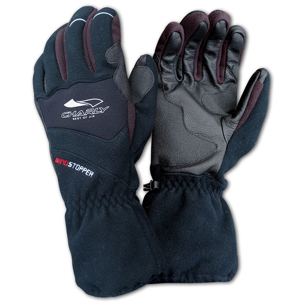 Charly Wind Stopper Fleece Paragliding Gloves Summer (Touchscreen Comp