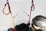 HA Individual Rescue Dyneema Reserve Bridles 30 cm for Front Mount Rescue Container  (Pair)