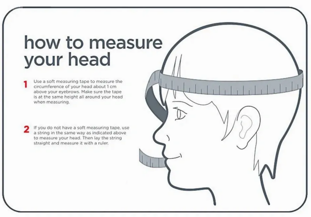 How to measure circumference of your head?